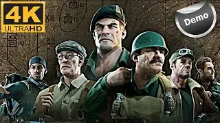 Commandos Origins Demo Gameplay | Hard Mode | Ultra 4K Experience | Stealth Tactics Mastered ! 🎮💥