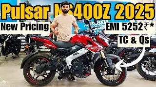 Aa Gyi New Bajaj Pulsar NS400Z 2025 | New Price & Features, DP 80K, EMI 5252*, Exhaust- Delta Buzz