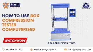 Box Compression Tester Computerised Manufacturers | बॉक्स कंप्रेशन टेसटर कंप्यूटराइस्ड मॅन्यूफॅक्चरर