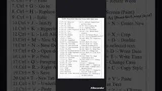 🖥️All Shortcut Key of Computer 🔥ll