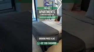 Luxury Furnished Apartments Now Available on Easy Installments in Bahria Town Lahore #realestate