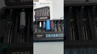 Ladeger&auml;te von Xtar MX8 f&uuml;r 1,5  und 3,7V Li Ionen Akkus sowie L8 f&uuml;r 1,5 Volt