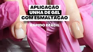 Unha de gel rápido e fácil com esmaltação em gel - Daniela Zanoni