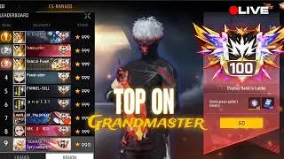 CS RANK PUSH TO GRANDMASTER | SOURAV VAI YT15 LIVE TODAY #freefirelive #csrankpush #csrank