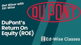 Return On Equity (ROE) - @dupont Model l || CFA || CA || ACCA || Ratio Analysis