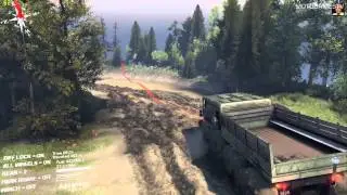 Spintires - Volcano Map Gameplay