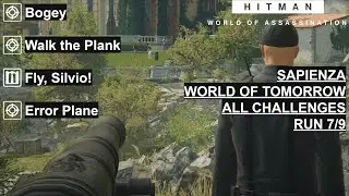 HITMAN│Sapienza│Bogey, Walk the Plank, Fly Silvio!, Error Plane