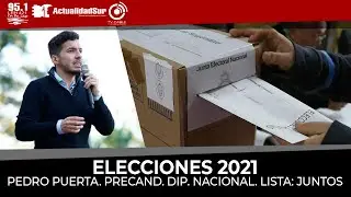 Pedro Puerta. Precand. Dip. Nacional. Lista: Juntos. Elecciones 2021