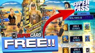 How to Get the SuperPass for FREE! SUPER PASS GIVEAWAYS! WWE SuperCard Season 8