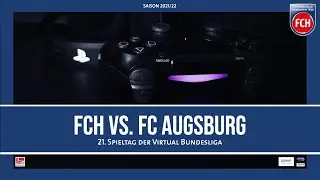 21. Spieltag FCH vs. FC AUGSBURG | VBL Club Championship - FIFA 22 (GAMEPLAY ONLY)