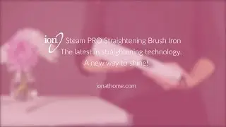 ion&trade; Steam PRO Straightening Brush Iron