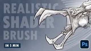 How to Create a Realistic Shader Brush in Photoshop in 4 MIN