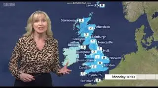 Carol Kirkwood BBC Weather February 8th 2021 HD