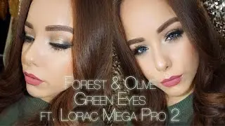 Olive & Forest Green Eyes ft. Lorac Mega Pro 2