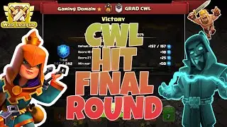 clash of clans | Gaming domain vs GRAND CWL | Champ league Final Round | clan war league (cwl)