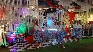 1950's Christmas party performance.