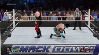 WWE 2K15_My_Career_Alpha vs Kane (New Moves Includes Calf Killer)