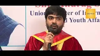Simbu Receives Doctorate at Vels Institute