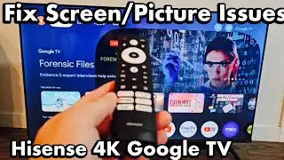Hisense 4K Smart Google TV: How to FIX Flicking Black Screen, Fuzzy Picture, Distorted Color, etc