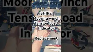 Mooring winch Load indicator #eto #trending #marine #ship #deck #engineering #automation #winch #usa