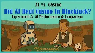 Can AI Beat Casino In Blackjack? Simulator Experiment #gaming #mathgame #ai #gamedev #indiegame