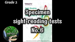 Specimen sight reading tests - No.6 (P73) | TRINITY Sight Reading PIANO Initial-Grade 2