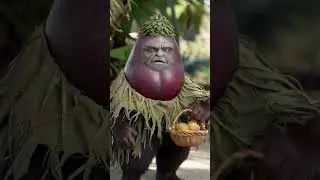 Fruity Creatures 🥝🍐 #magicbeastmoments #treemagic #driedfruit #dummycreation #shorts #fruitcreatures