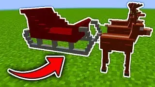 Minecraft  : How To Make Santa's Sleigh (No Mods)(Ps3/Xbox360/PS4/XboxOne/WiiU)