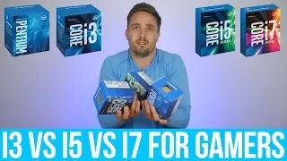 Intel Pentium vs.  Core i3 vs.  Core i5 vs.  Core i7 - What do Gamers get by spending more?