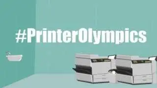 The Office Athlete - Printer Olympic Restrooms