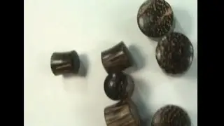 distributor organic piercing jewelry ethnic jewelry coconut wood earlets WholesaleSarong.com