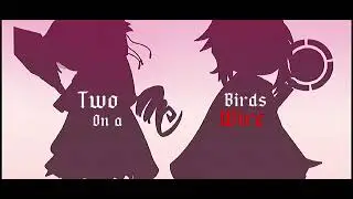 two birds.. on a wire || crk pure vannila , white lily || puffbun