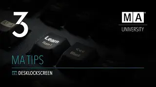grandMA3 | MA Tips [EN] | Desklockscreen
