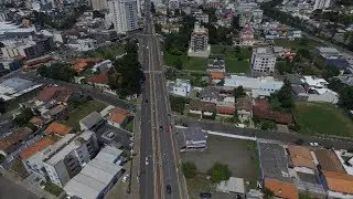 Lages SC - Visto do Céu