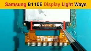Samsung SM B110E Display Light Jumper Ways Solution