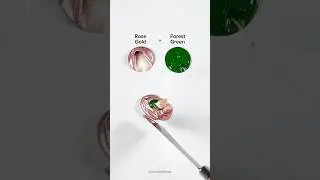 Watch These Colors Become One #colormixing #asmr