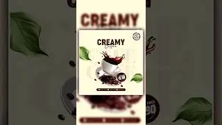 coffee post design in photoshop