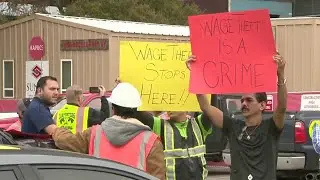 Construction workers walk off downtown job site amid pay problems