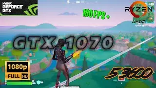 Fortnite FPS Test &ndash; GTX 1070 + Ryzen 5 3600 | 1080p - Low vs Medium vs High- Competitive Benchmark