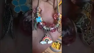 DIY SNAKE CHAIN BRACELET WITH CHARMS HAUL - PANDORA INSPIRED