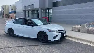 Denny is on the rocks with the sharp Toyota Camry TRD 🔥