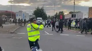 Attack on hindu temple in uk