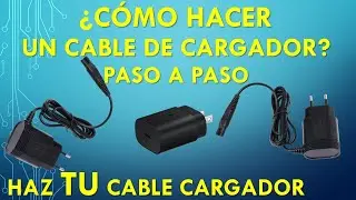HAZ Tu Cable CARGADOR 💢Paso a Paso Como Puedes Hacer Un Cable De Cargador que NO Se Consigue