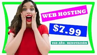 🥇 El Mejor y M&aacute;s Econ&oacute;mico Web Hosting Del Mercado - 🔥 INCREIBLE🔥 $7.99 usd El A&ntilde;o