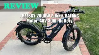 FREESKY 2000W Electric Mountain Bike - Review 2025