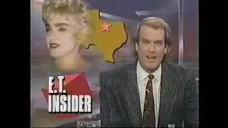 Madonna &ndash; Entertainment Tonight report on Blond Ambition World Tour in Dallas, TX
