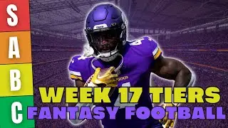 Week 17 Running Back Tiers & Rankings | 2022 Fantasy Football