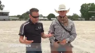 German Riding Instructor and the western pony