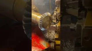 Gear Shaping Steel ⚙️ Precision Cutting with Coolant Flow | ASMR So Satisfying Metalwork