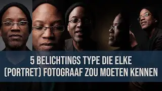 De vijf basis portretbelichtingen die elke (portret)fotograaf zou moeten kennen